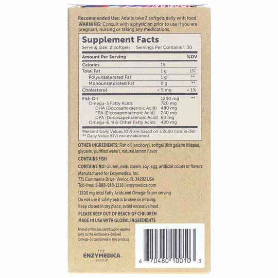 Aqua Biome Fish Oil Classic Strength, ENZ